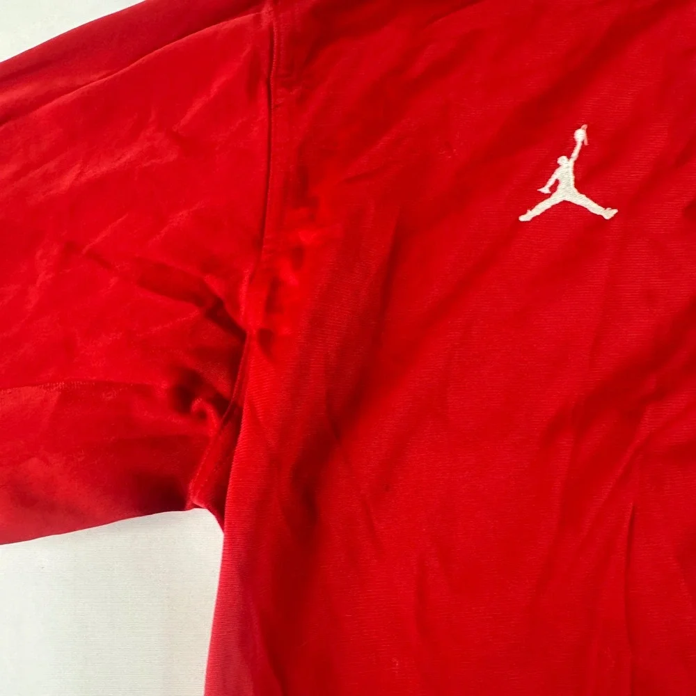 Jordan Red Carthage Volleyball Zip Up Hoodie Jacket‎ Mens XLT